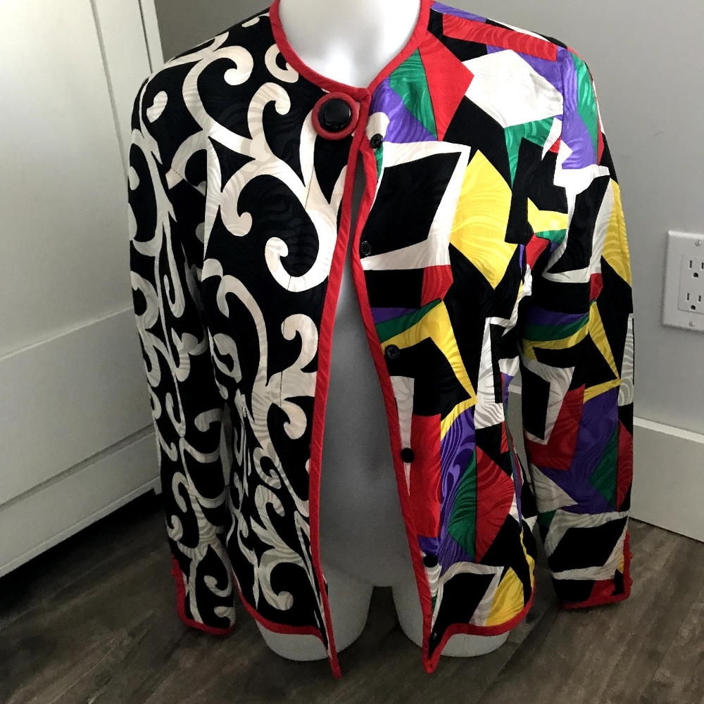 VTG Anne Crimmins UMI Collections Silk Jacket 6